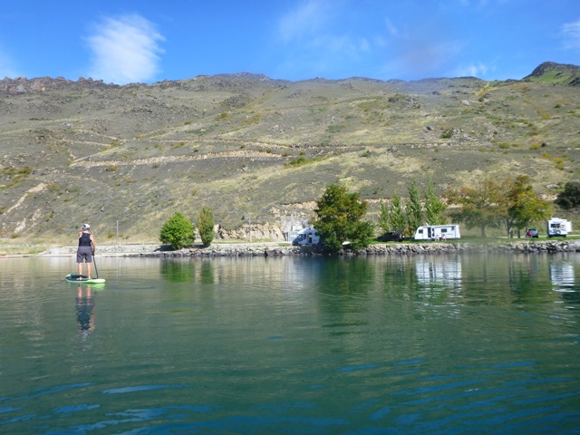 A view from the lake towards Burtons Creek.