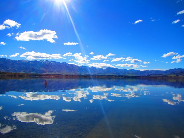 Opua Lake Perfect mirror reflection.5
